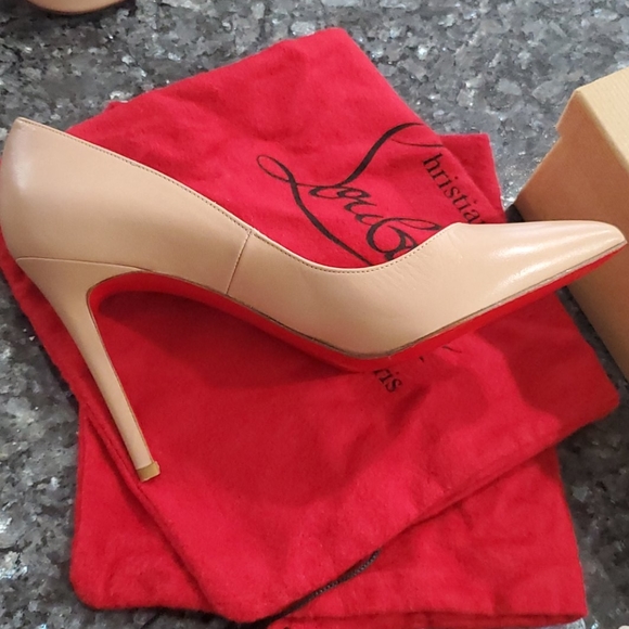 Christian Louboutin Nude Pigalle 100mm pumps - Picture 10 of 13